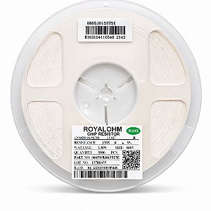 Resistor SMD 1.5MΩ 0805 1/8W 5% Rolo 5000 Unidades