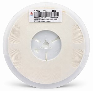 CLLE06JN3R3 Resistor SMD 3R3 (3.3Ω) 1206 5% – Carretel 5000 Unidades