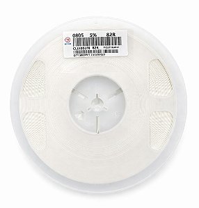 CCLE05JN82R - Resistor SMD 82 Ohm 5% 0805 - Rolo 5.000 Peças