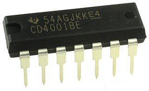 CD4001BE Quad NOR Gate CMOS DIP-14 Through Hole