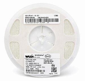 Capacitor SMD 0805 10nF 50V X7R 10% (0805B103K500CT) Rolo 4.000 Peças