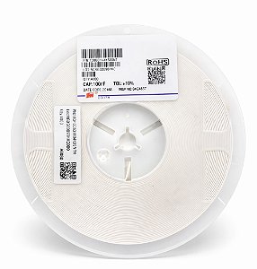 Rolo 4000x Capacitor MLCC 100nF 50V X7R SMD 1206 10% - 1206B104K500NT