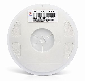 CLLE05JN820R - Resistor SMD 820R 0805 Tolerância 5% - Rolo 5.000 Peças
