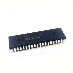 PIC16F877A-I/P Microchip MCU 8bit DIP-40 com ADC 10bit e EEPROM