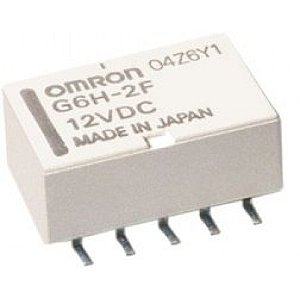Relé G6H-2F 12VDC DPDT 2 Contatos Reversíveis