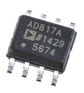 Amplificador Operacional AD817ARZ SOIC-8 SMD Alta Velocidade