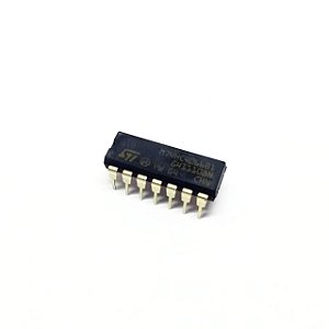 CI M74HC4066B1 Chave Analógica Quad DIP-14 Baixa Ron ST