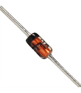 Diodo BAT85 Schottky 30V 0.2A DO-34 Axial