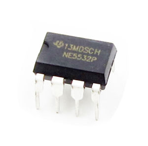 Circuito Integrado NE5532P Amplificador Operacional Duplo Áudio DIP-8