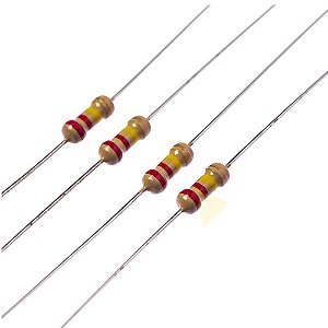 Resistor 220K Ohms CR25 1/4 Watt 5% Carbon Film