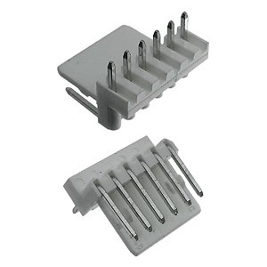 Conector KK 6P Macho 90 Graus Pitch 2.54mm Modelo 5046-6