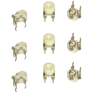 Potenciômetro Trimpot 200 Ohms 3316F-1-201 6mm 25%