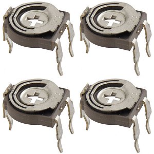 Trimpot Mini 10KΩ WH188B Horizontal Ajustável Lateral Cermet