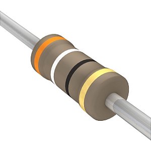 Resistor 39 Ohms CR25 1/4W 5% Filme Carbono Axial