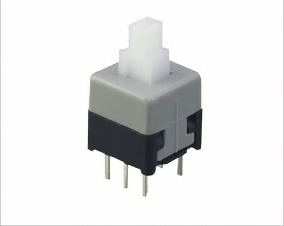 Chave Táctil Push Button 8.5x8.5mm com Trava Ação Momentânea