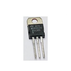 Transistor BUL380 TO-220 NPN Alta Potência para Deflexão Horizontal