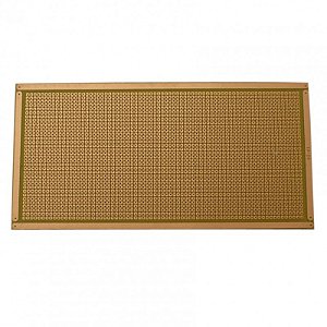 PCB Universal Fenolite Ilhada 20x30cm para Protoboard Soldável