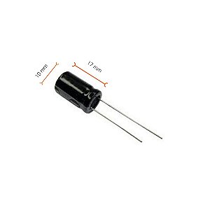 Capacitor Eletrolítico 470uF x 25V 105°C 8x12mm Hyncdz