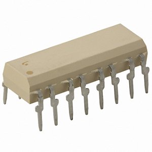 CI Optoacoplador TLP621-4 Quad Channel DIP-16 Branco