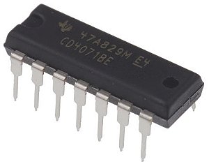 CD4071BE IC Lógico CMOS Quad 2-Input OR Gate DIP-14 TI