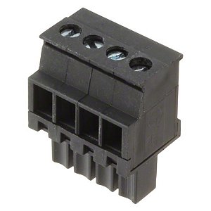 Conector Terminal Block 4P Fêmea 3.50mm 180° Screw 8A 300V Molex 0395032004