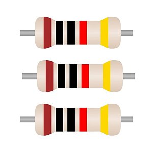 Resistor 10KΩ 3 Watts 5% Axial Through Hole Alta Dissipação