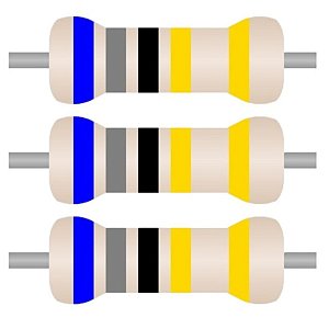 Resistor de Potência 68Ω 3W 5% Filme Metálico Axial Through Hole