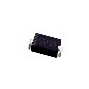 Diodo Retificador Schottky SS110 100V 1A SMD DO-214AC