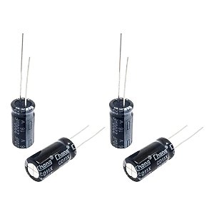 Capacitor Eletrolítico 2200µF 16V 105°C Radial Chong 10x20mm