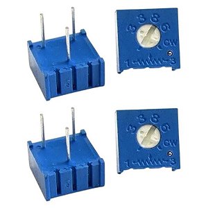 Trimpot Linear 1K 3386F 1 Volta Ajustável Alta Precisão
