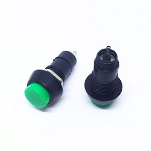 Chave Táctil PBS-11 Verde Momentânea 2 Terminais