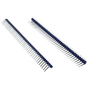 Barra de Pinos Macho 1x40 2.54mm 90° Conector PCB