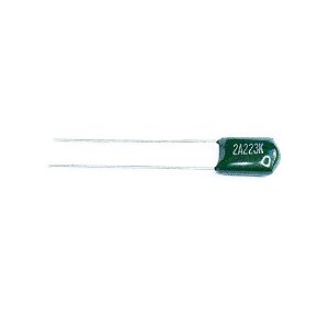 Capacitor Poliester 22nF 100V 10% Metalizado 223 0.022uF 2A223K