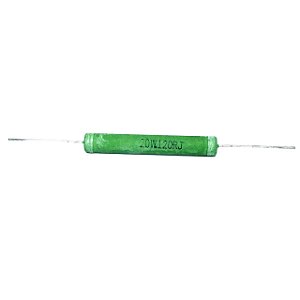 Resistor 120R 20W 5% Cerâmico de Fio