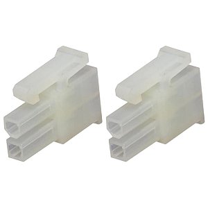 Conector 2 Vias Fêmea Mini-Fit 4.20mm BR5557-02 Alta Corrente