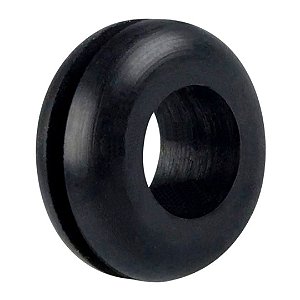 Passa Fio 7x14mm em Borracha Isolante para Cabos