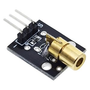KY-008 Módulo Laser Vermelho 650nm 5V Compatível Arduino