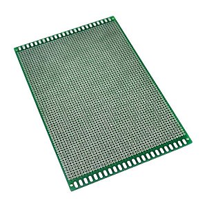 Placa de Circuito Impresso Perfurada 12x18cm FR4 Face Única