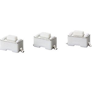 Chave Push Button SMD 6x3x4,3mm WTT1101EW1-43D-06 Táctil