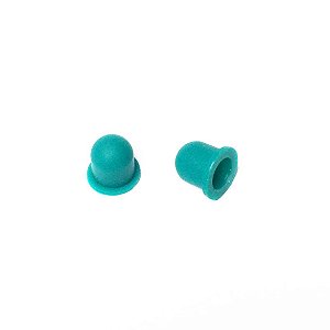 Capinha Verde para LED 3mm Difusor de Luz Sinalização