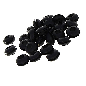 Passa Fio 7mm Borracha para Cabos 2mm Anti-Corte