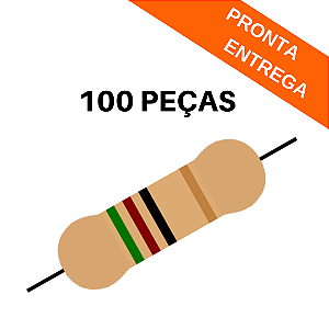 100x Resistor Axial 51R 5% 0,5W CR25