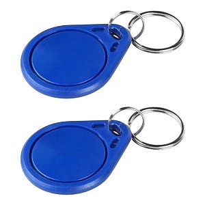 RFID Key Tag MIFARE 13.56MHz Azul UID para Arduino ESP8266 ESP32