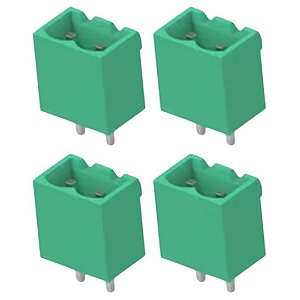 Borne Macho 2 Polos 5.08mm 180° Tipo Fechado ZBF400VC-5.08-2P