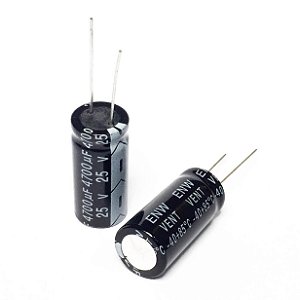 Capacitor 4700µF 25V Radial Eletrolítico 85°C 16x35mm ENW PTH