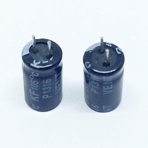 Capacitor Eletrolítico 220µF 16V 105°C Dimensão 6.3x11mm Pré-Cortado