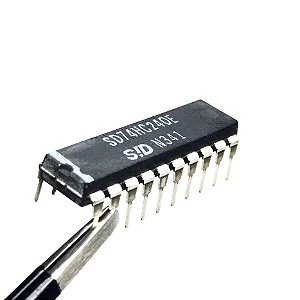 CI 74HC240 DIP-20 Buffer Octal Inversor Tri-State PTH