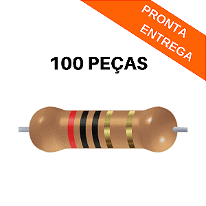 100x Resistor 20Ω 1/4W 5% CR25 Axial