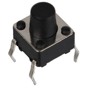 Chave Push Button Táctil 4 Terminais KFC-A06 6x6x7