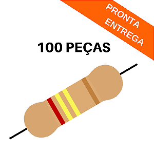 100x Resistor Axial 240K 5% CR25 0.33W